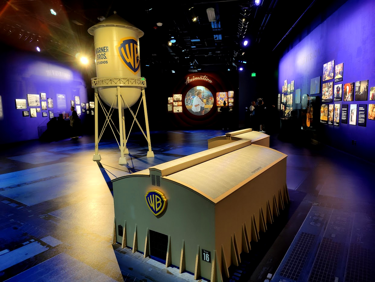 Grand main lobby and welcome rotunda inside Warner Bros. Studio Tour