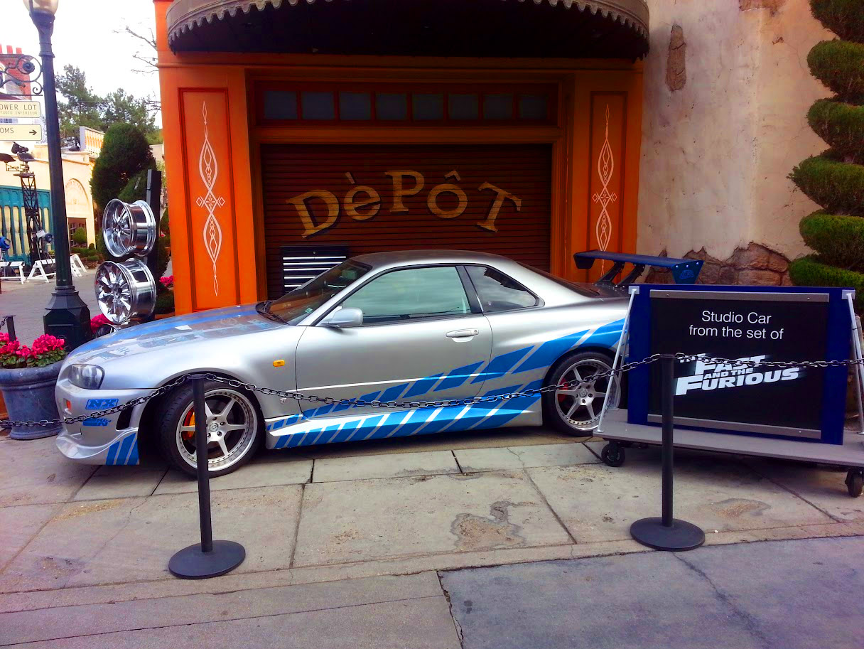 Customized racing cars and studio movie vehicle tribute