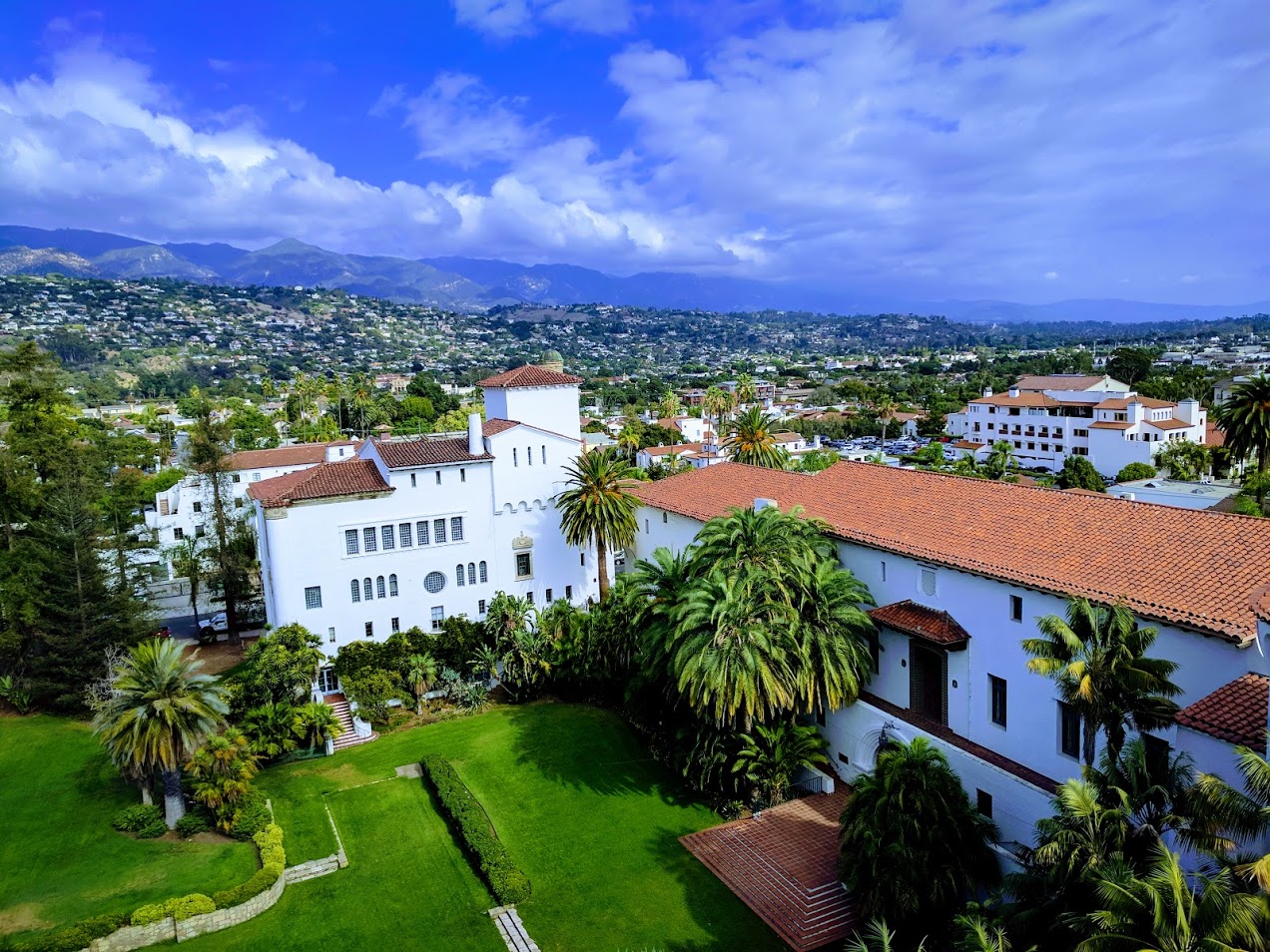 Santa Barbara Mediterranean red-tile architecture